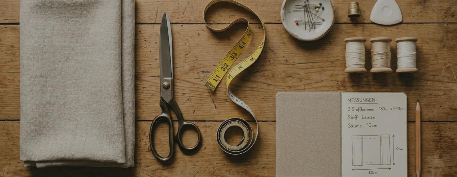 Anleitung für das perfekte Nähen von Vorhängen