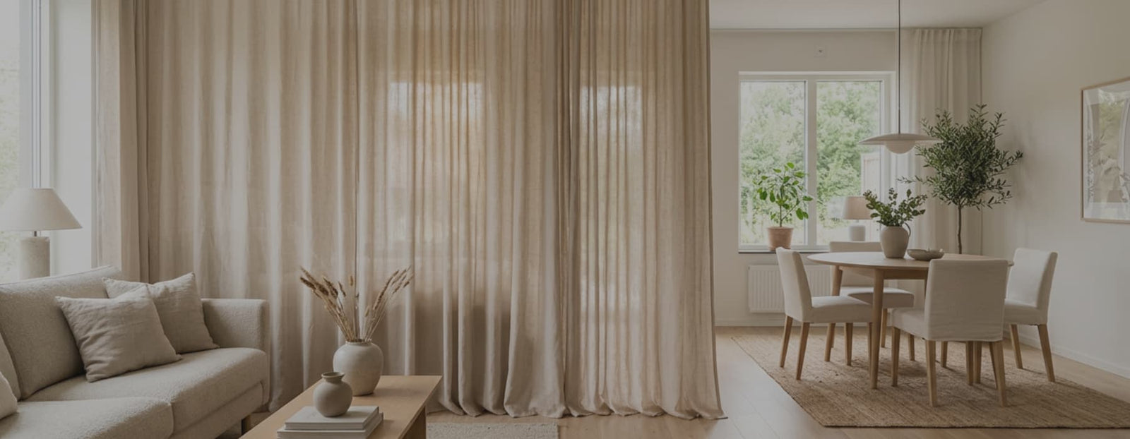 Raumteiler Vorhang – flexible Raumgestaltung mit raffinierter Eleganz
