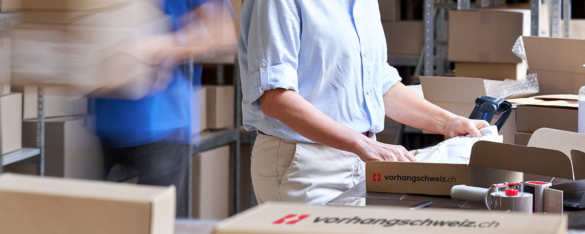 Schnelle Heimlieferung unserer Vorhänge: Vom Onlineshop in Kürze zu dir nach Hause