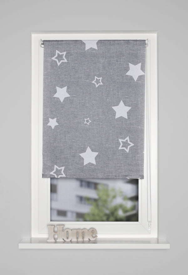 Tenda a rullo grigia Biasca 90x150