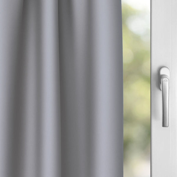 Tenda oscurante "100% blackout, tenda acustica" grigio pietra Matteo