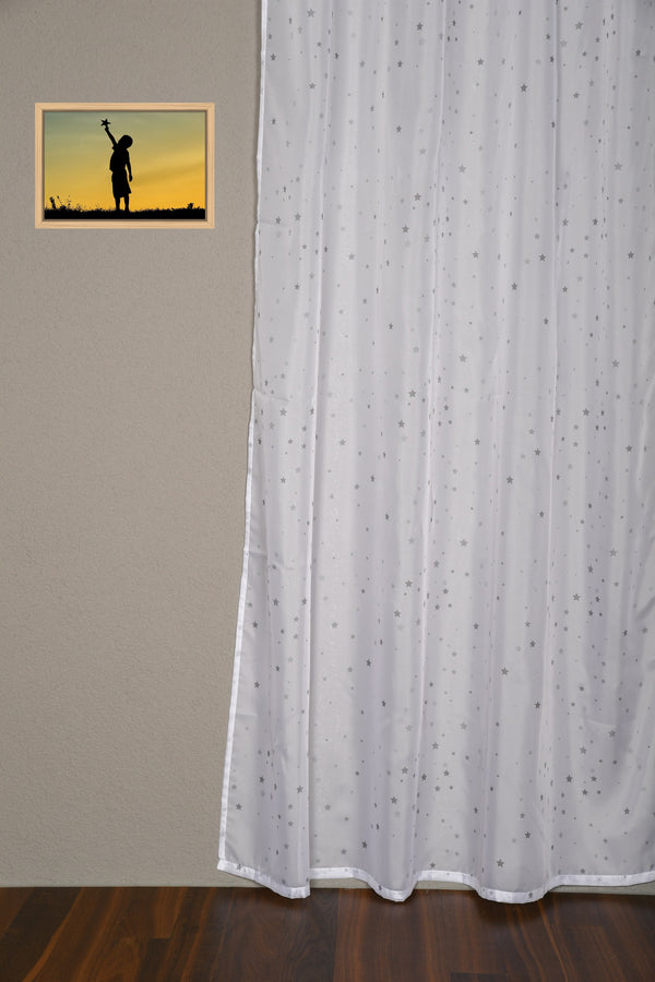 Day curtain "Stars" grey Nicky