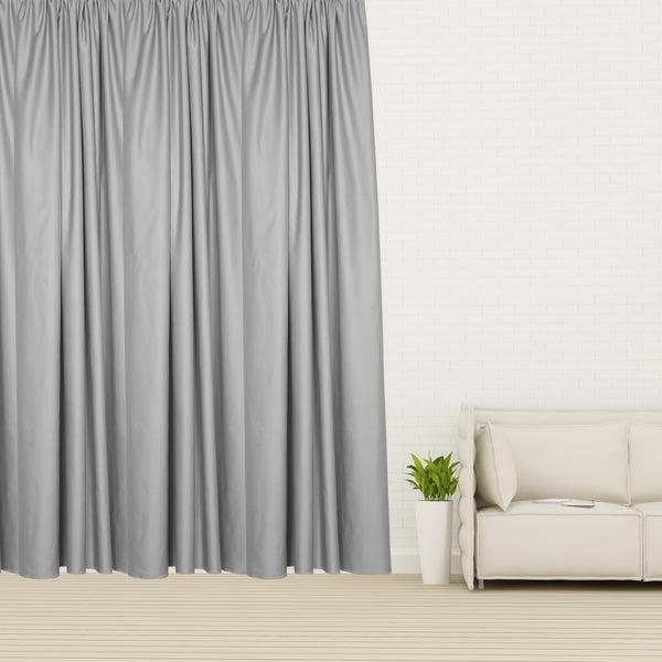 Night curtain "Acoustic curtain, room divider" ice blue soft