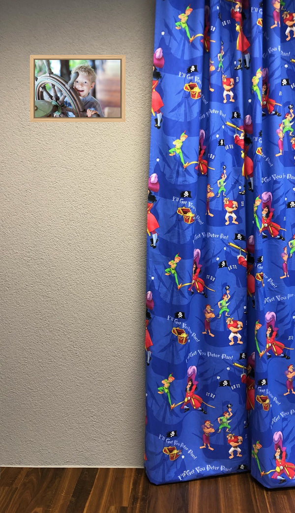 Night curtain blue Peter Pan "Disney"