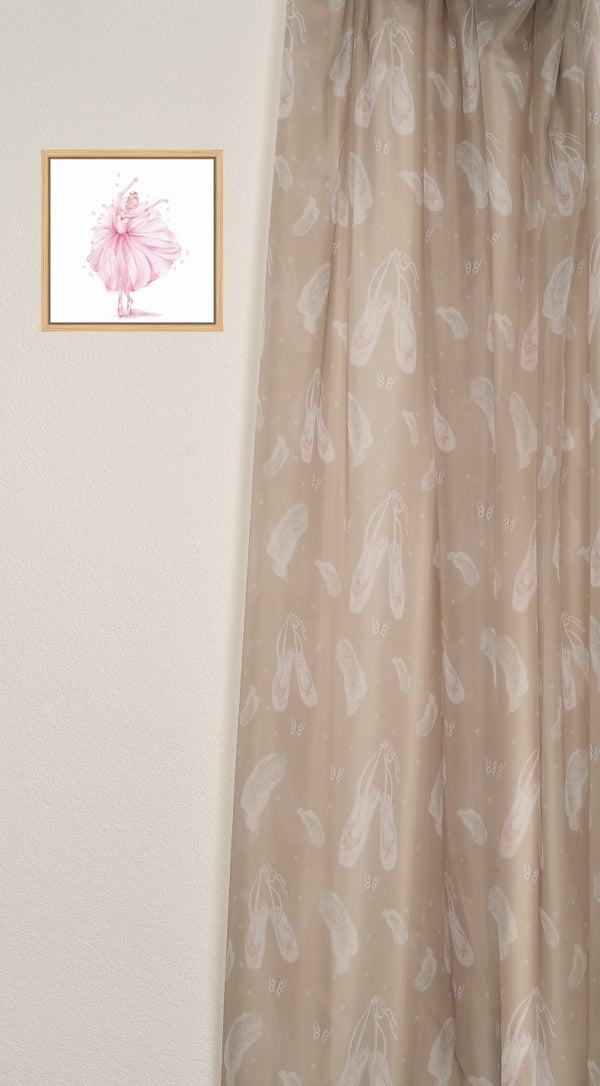Tenda da giorno rosa taupe Lilou "Ballet"