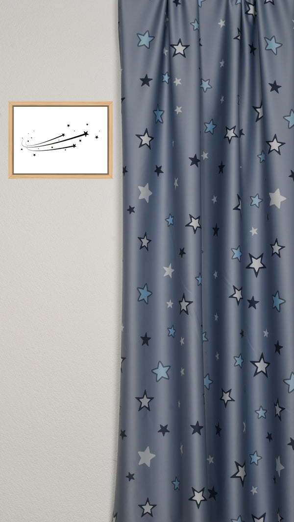 Tenda oscurante "Stelle" grigio Naru