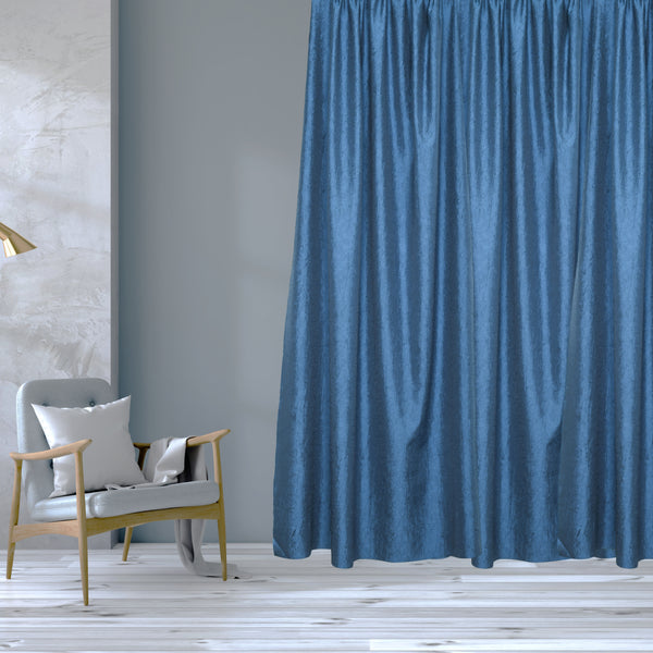 Night curtain sea blue Till