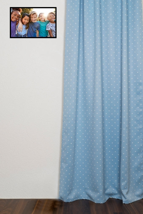 Tenda oscurante "Dots" blu Herby