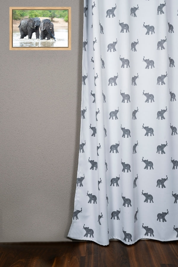 Tenda oscurante Pepper grigio "Elephant"