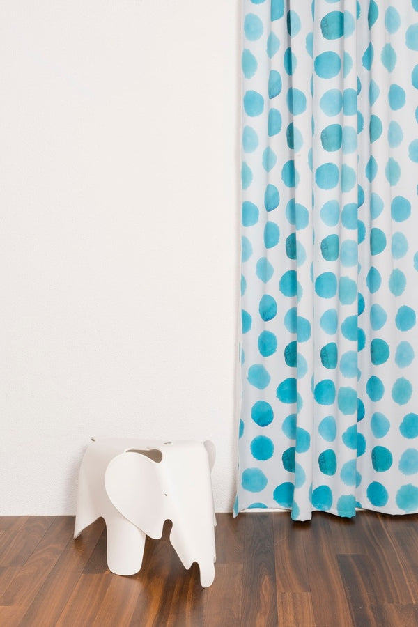 Blackout curtain "Dots" turquoise Elisa
