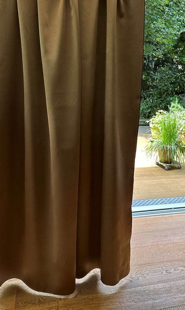 Tenda oscurante marrone chiaro Leandra