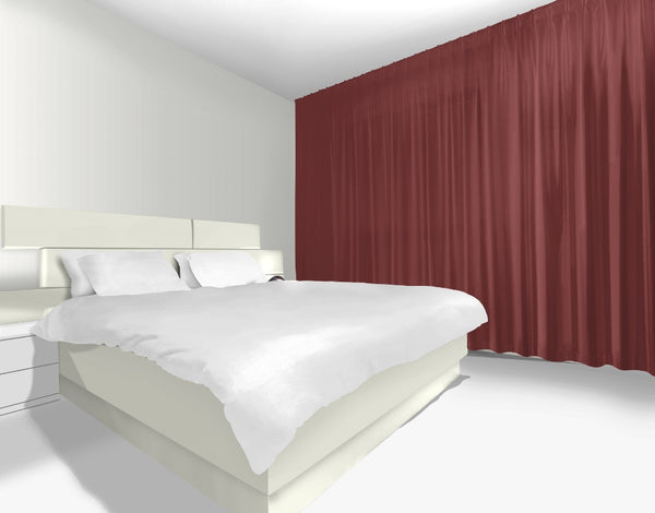Tenda oscurante rosso scuro Claas