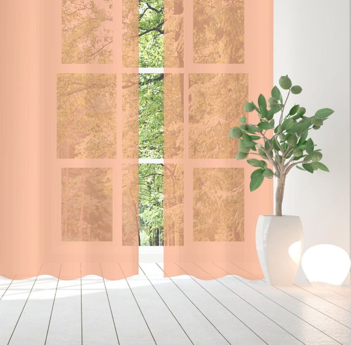 Day curtain orange Eliane