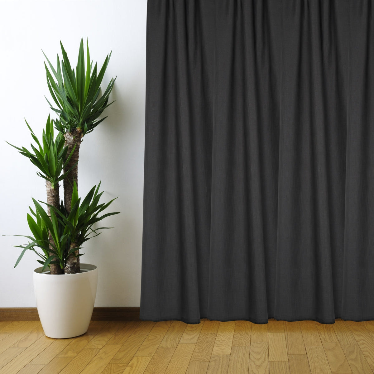 Darkening curtain dark brown Modus - [made to measure]