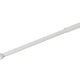 White curtain rod for short curtains, 40cm