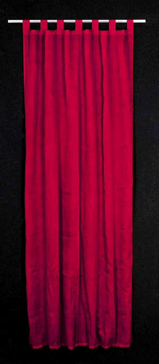 Day curtain red Nasrin