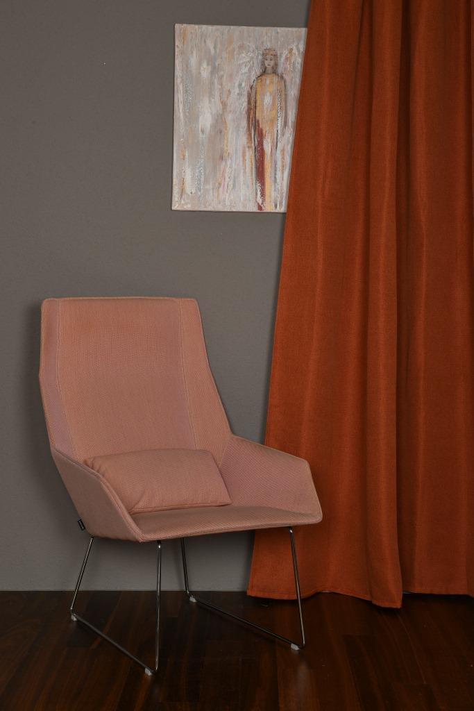 Blackout curtain orange Mira