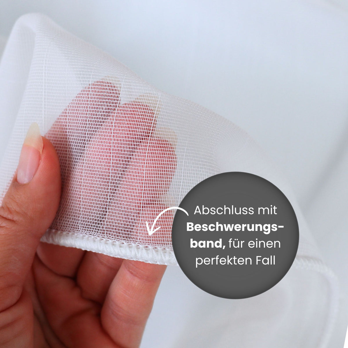 Rideau de jour blanc Freddie