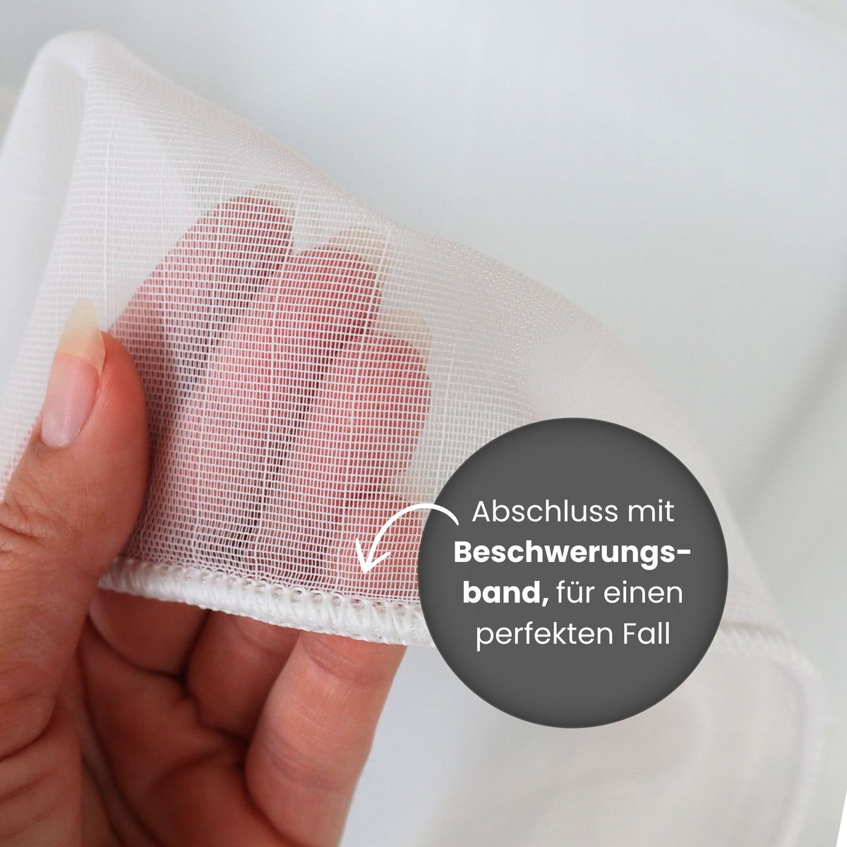 Rideau de jour blanc cassé Freddie