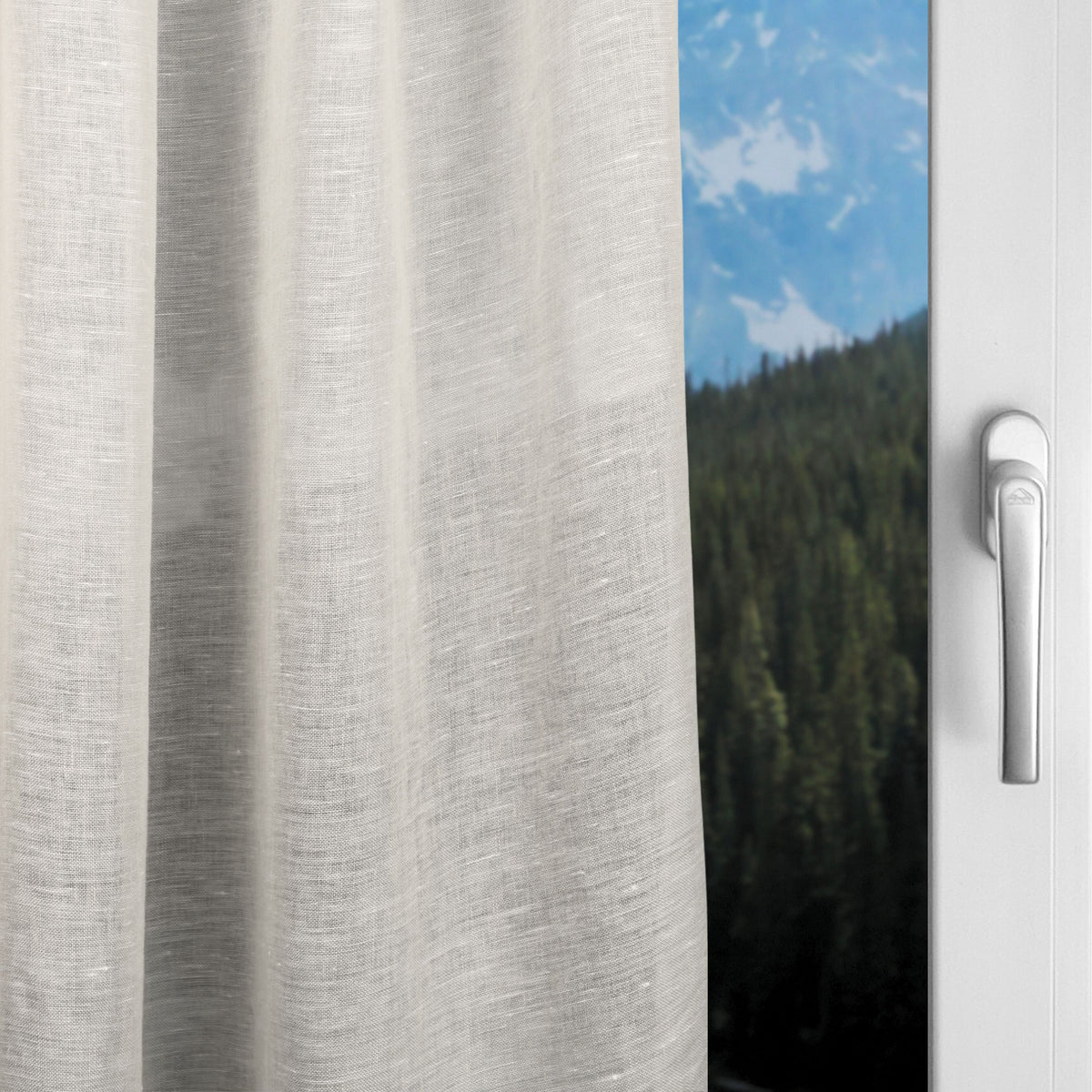 "Rideau de lin" "rideau quotidien Beige Erin