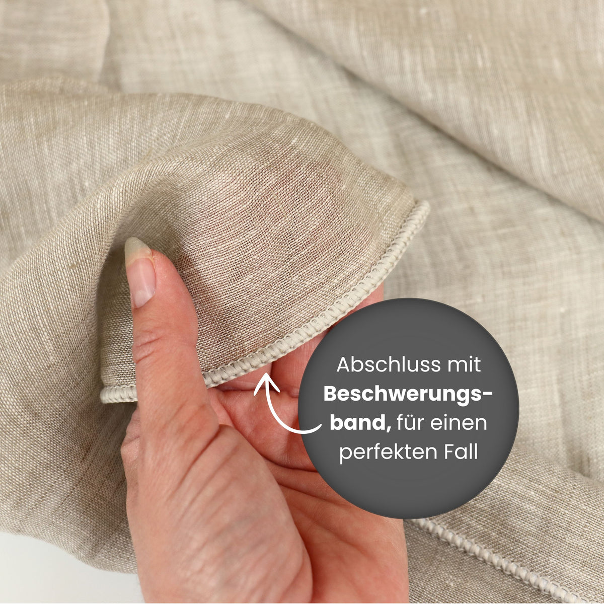 "Rideau de lin" "rideau quotidien Taupe Erin