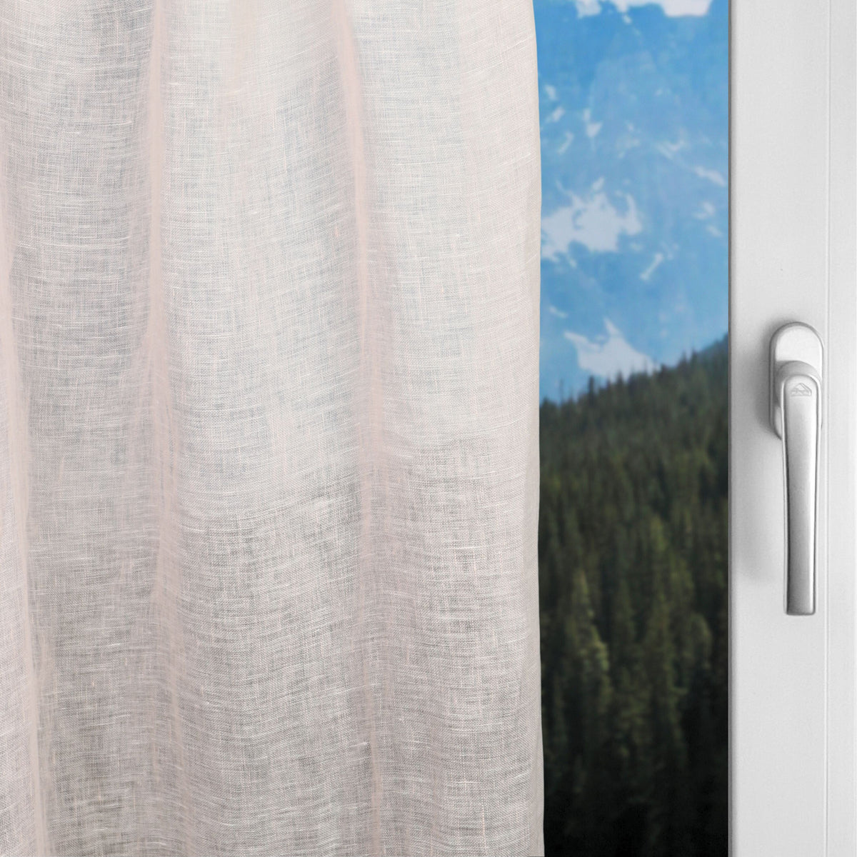 "Rideau en lin" rideau quotidien Rosa Erin