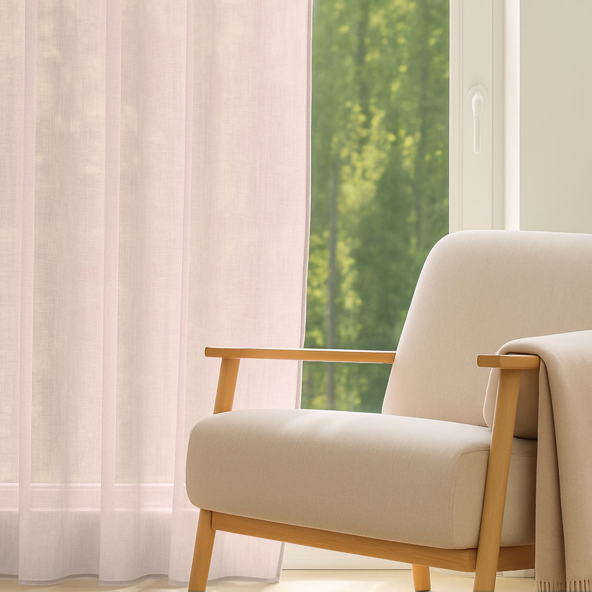 "Rideau en lin" rideau quotidien Rosa Erin