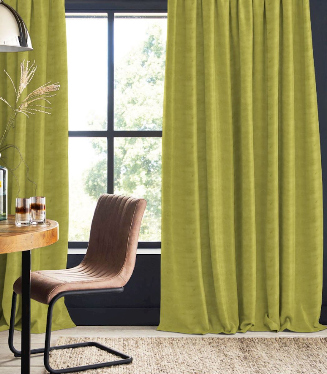 Night curtain olive green Belle