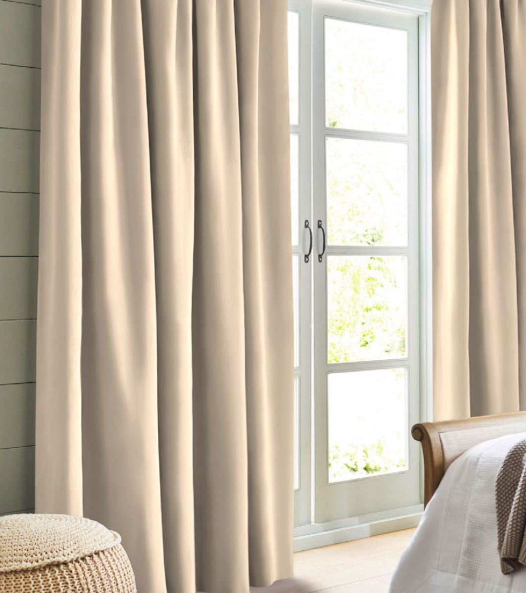 Night curtain beige barda - [fabric to measure]