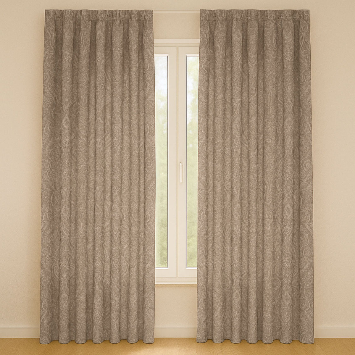 Rideau de nuit taupe Anton