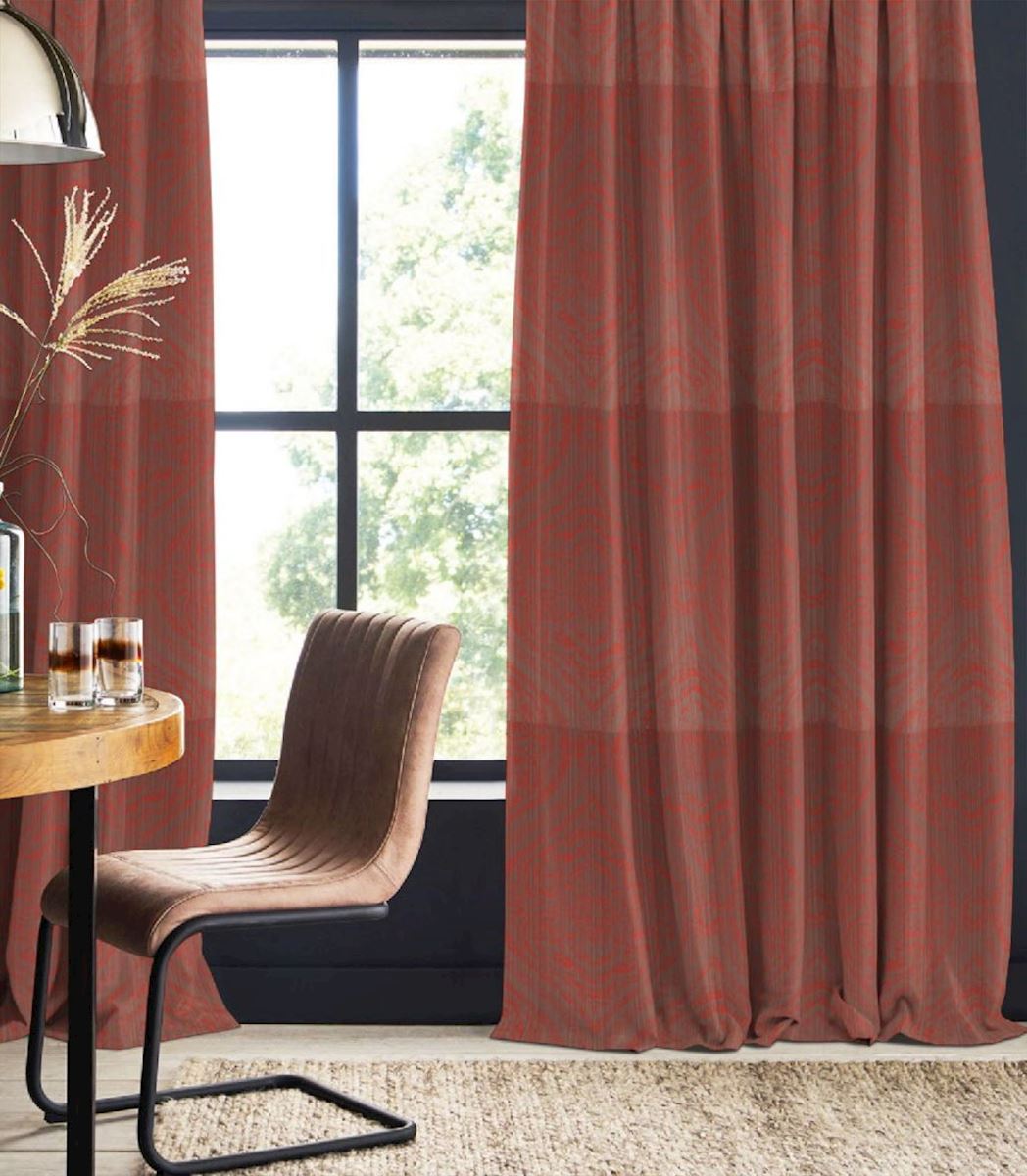 Curtain Red Anton - [Produzione di massa]