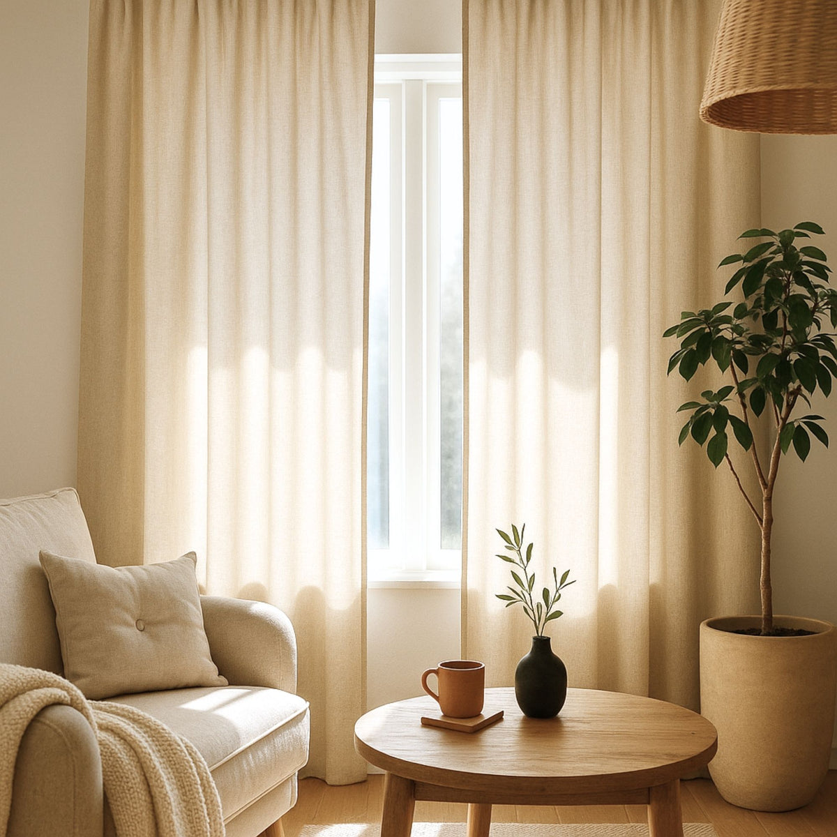 Tenda intermedia beige Emma