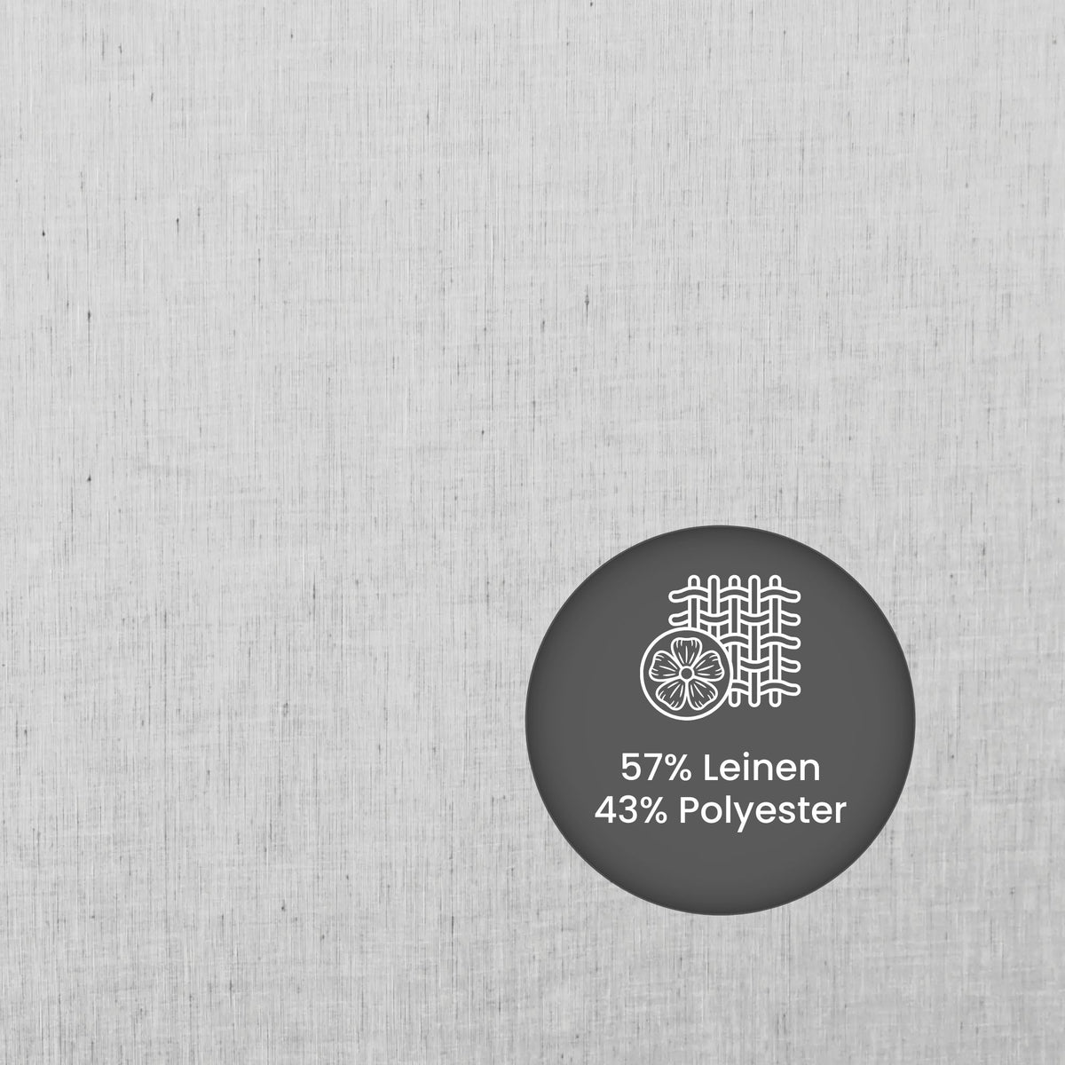 Tenda intermedia grigio tenue Emma