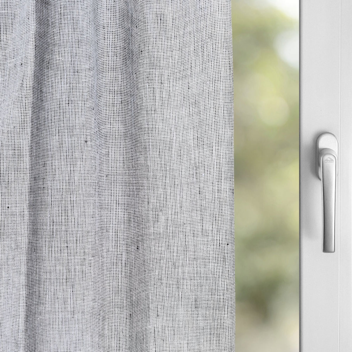 In-Between Vorhang grau Emma - Kostenloses Stoffmuster