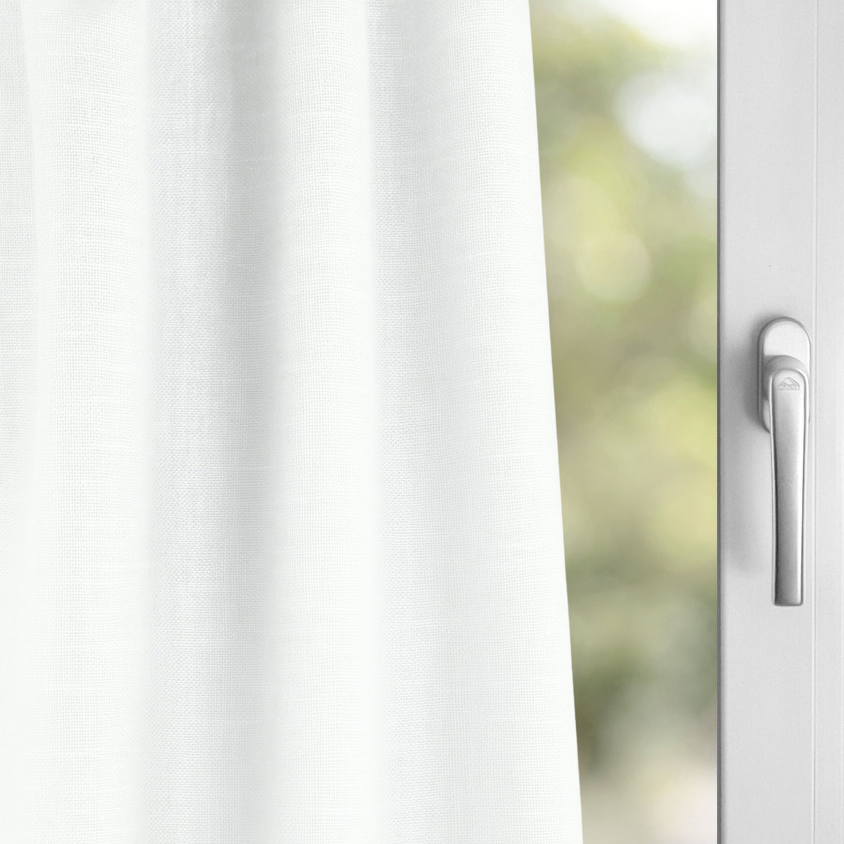 Rideau en coton Weiss Dewi