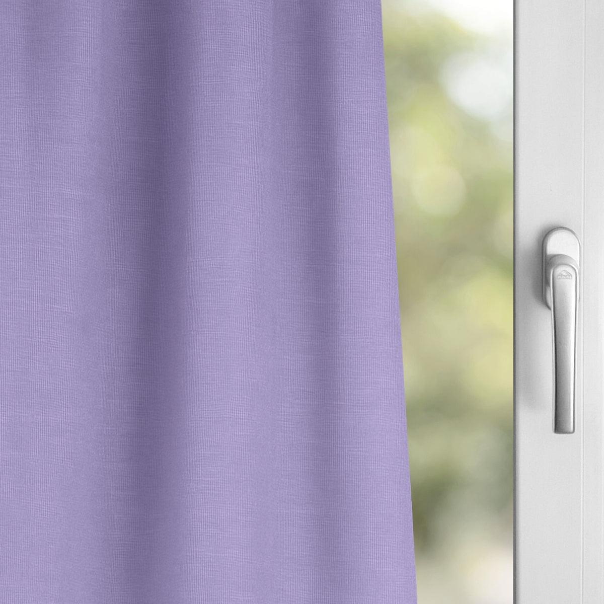 Rideau de coton lilas dewi