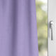 Rideau de coton lilas dewi