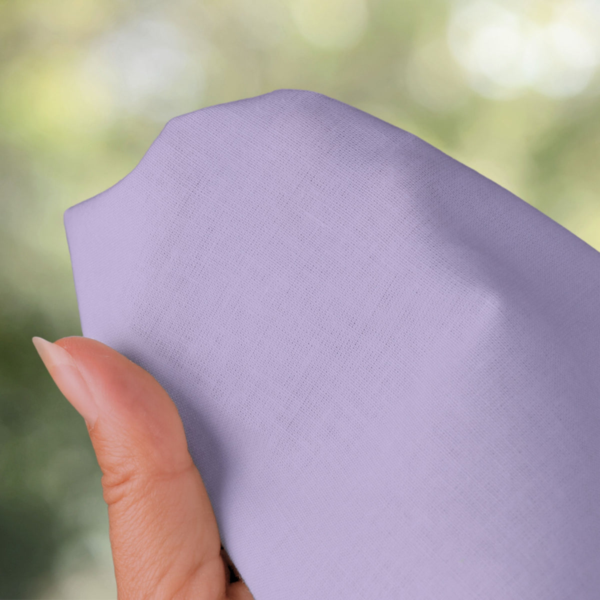 Rideau de coton lilas dewi