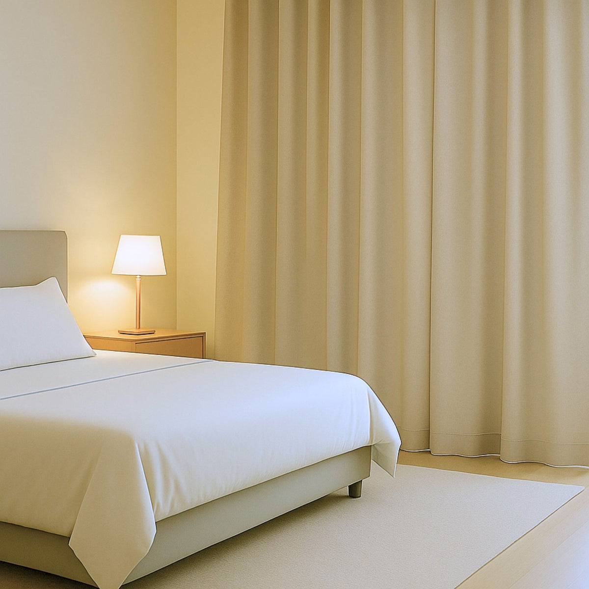 Verdunkelungsvorhang beige Corbinian