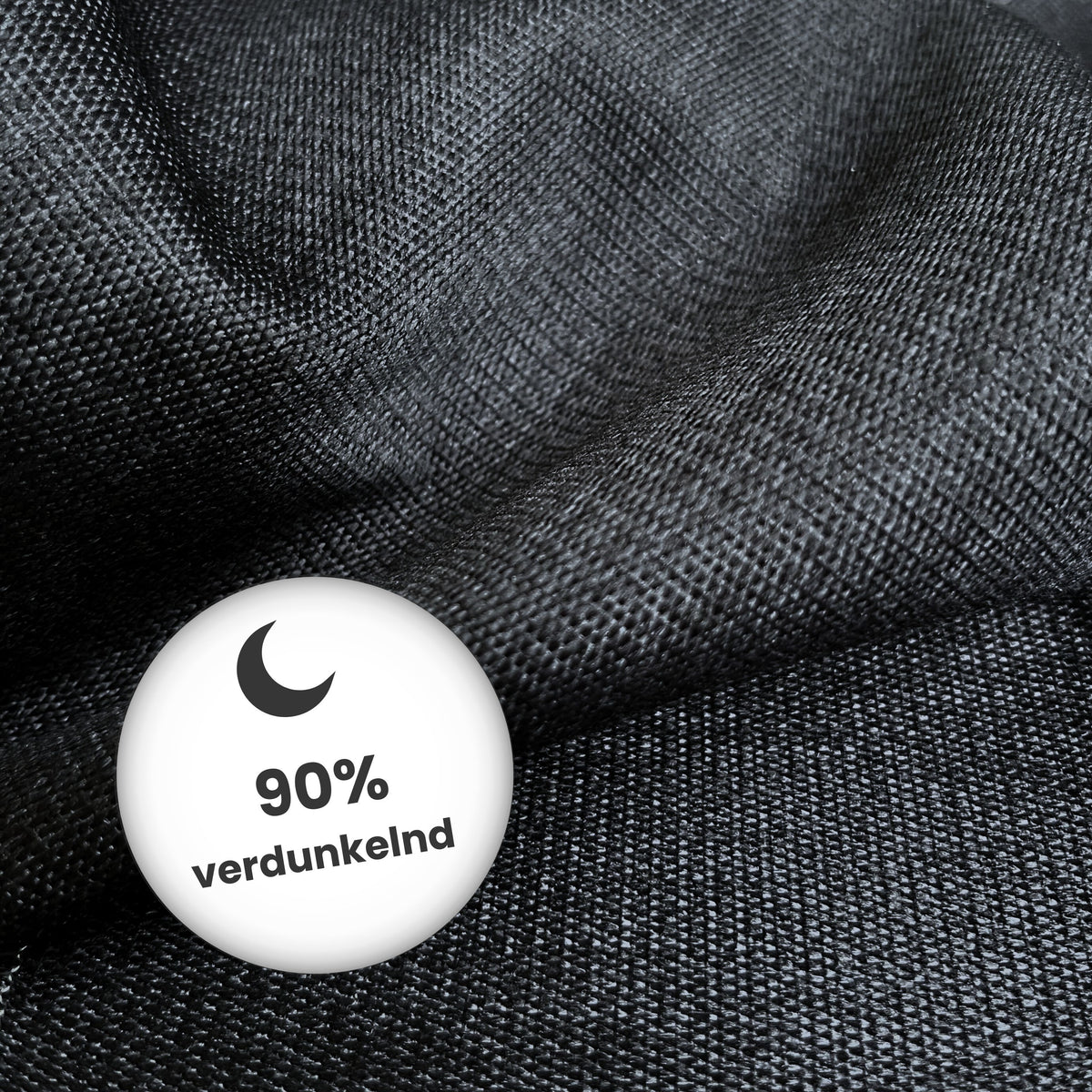 Verdunkelungsvorhang schwarz Corbinian