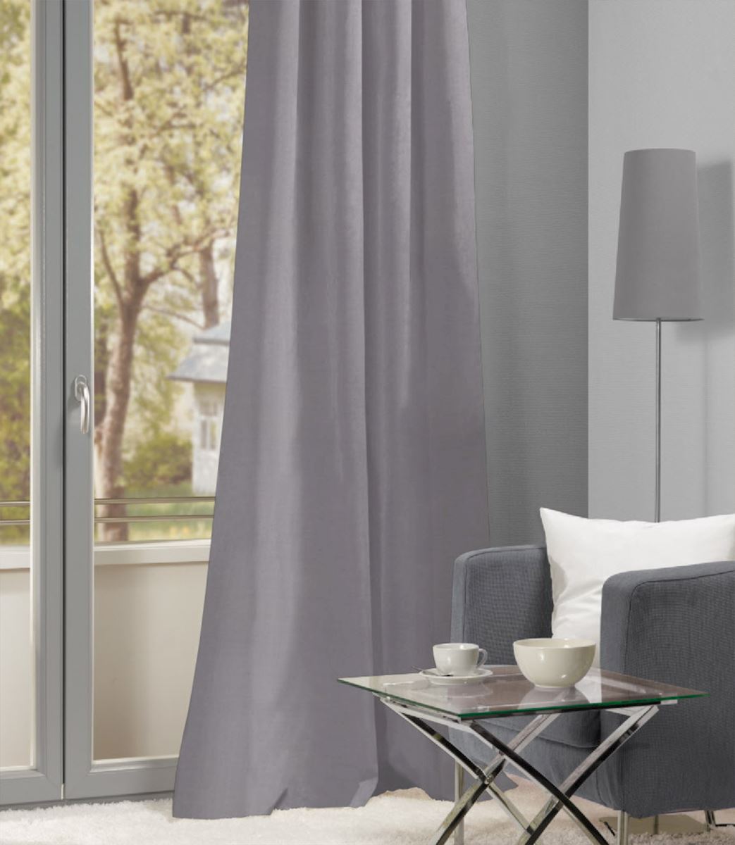 Blackout curtain gray Valle