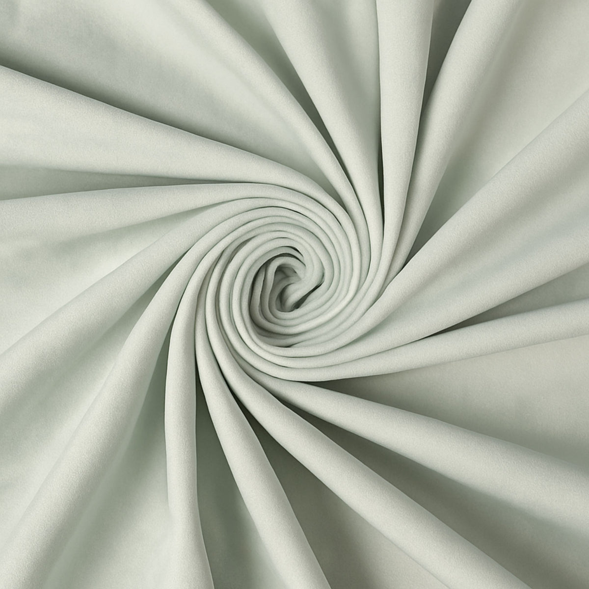 Nachtvorhang "Samtvorhang" weiss grün Velvet