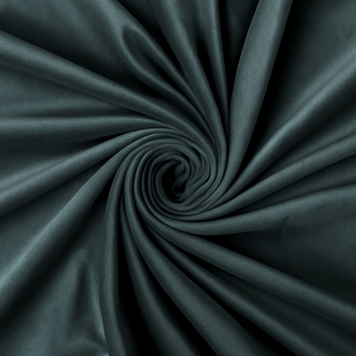 Nachtvorhang "Samtvorhang" grau grün Velvet