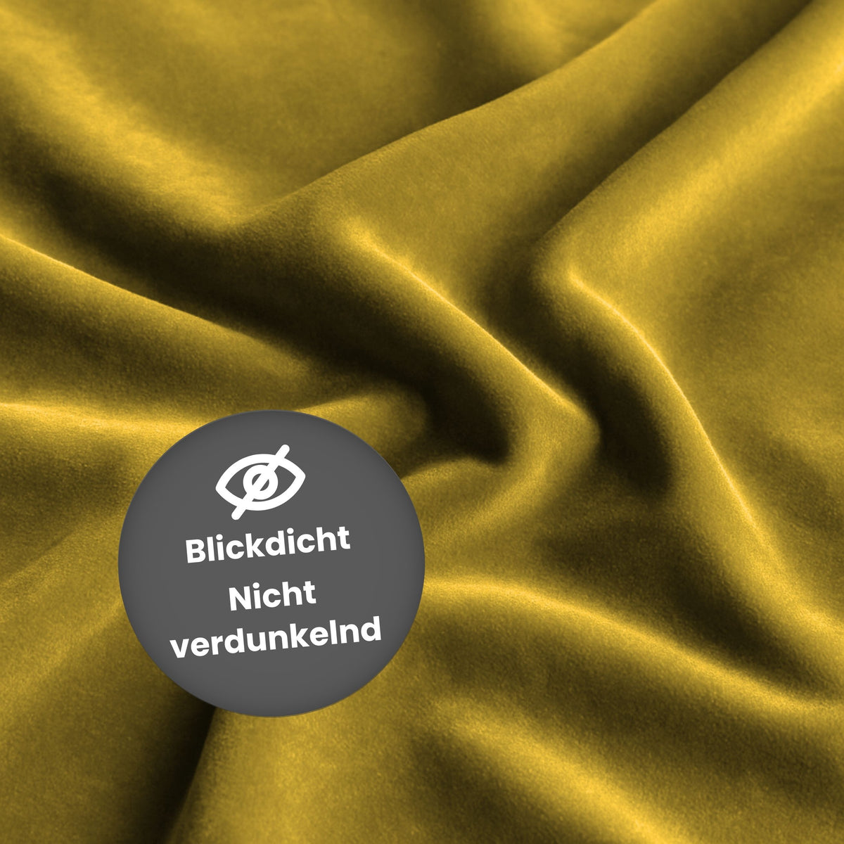 Nachtvorhang "Samtvorhang" ockerbraun Velvet