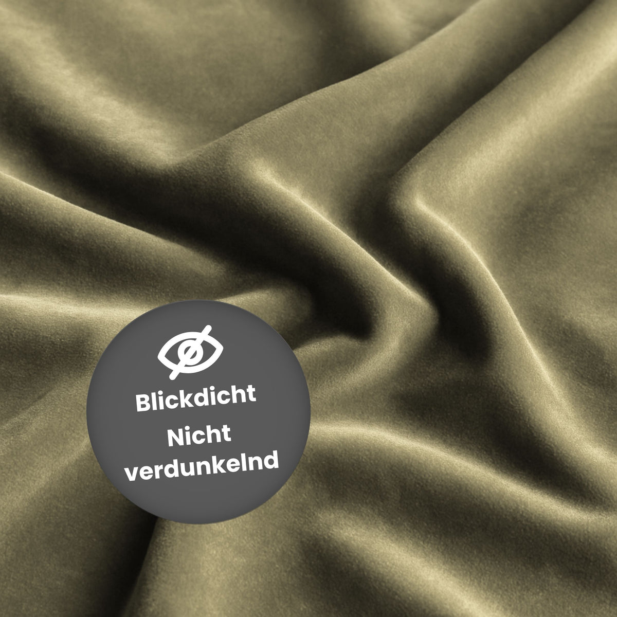 Nachtvorhang "Samtvorhang" schlamm Velvet
