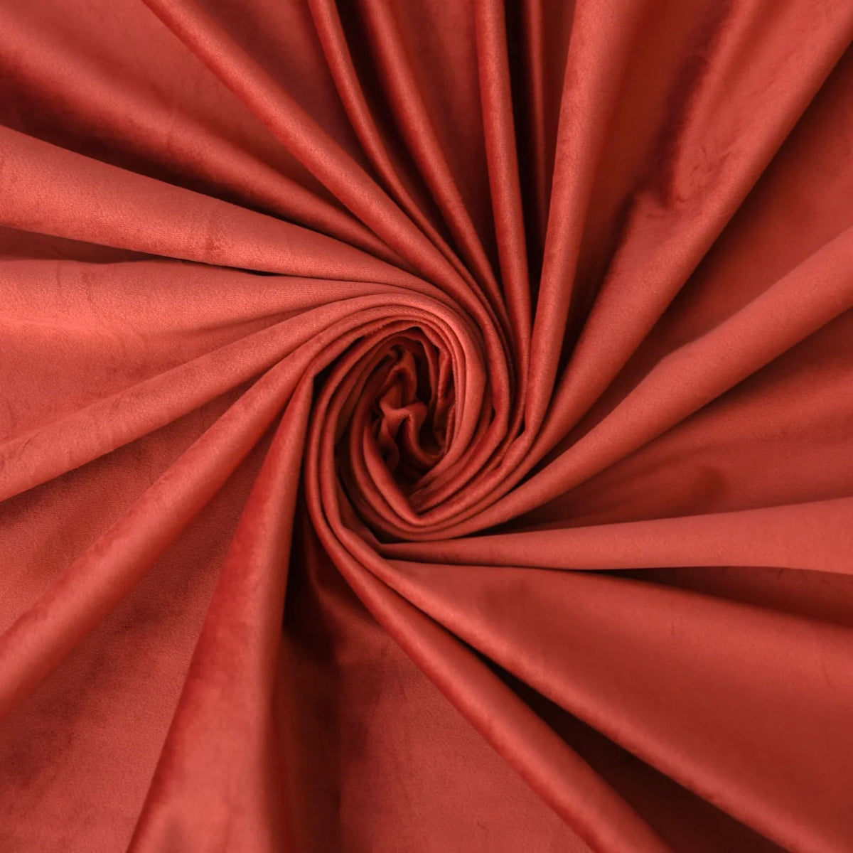 Nachtvorhang "Samtvorhang" ziegelrot Velvet