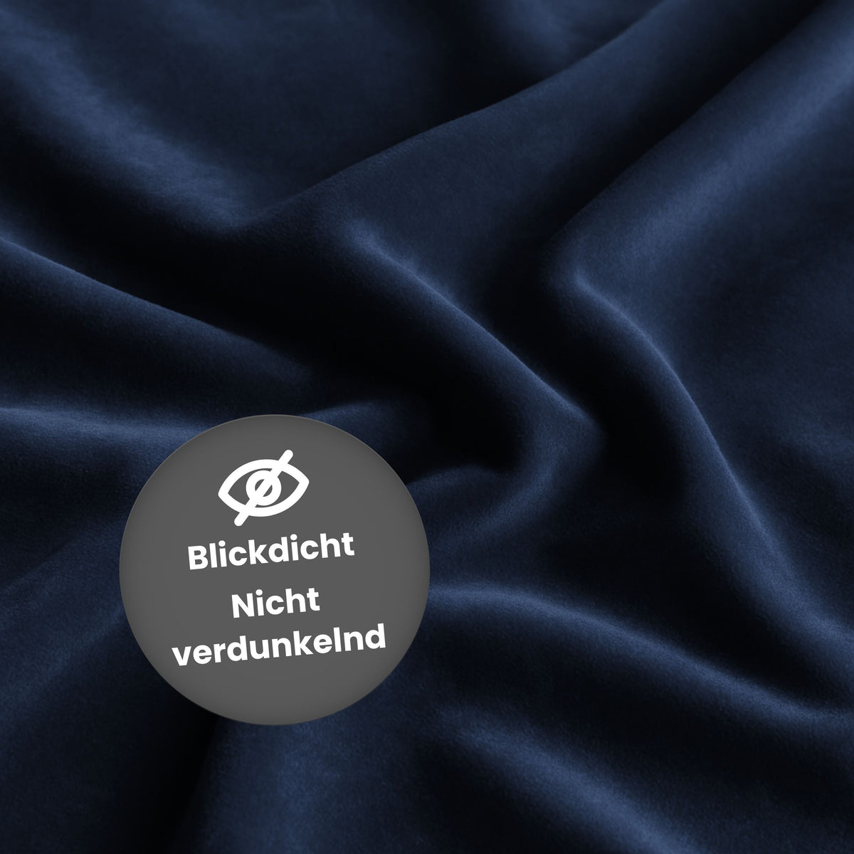 Nachtvorhang "Samtvorhang" königsblau Velvet