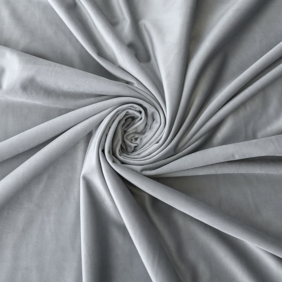 Nachtvorhang "Samtvorhang" blau grau Velvet