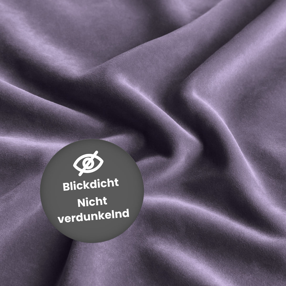 Nachtvorhang "Samtvorhang" flieder Velvet