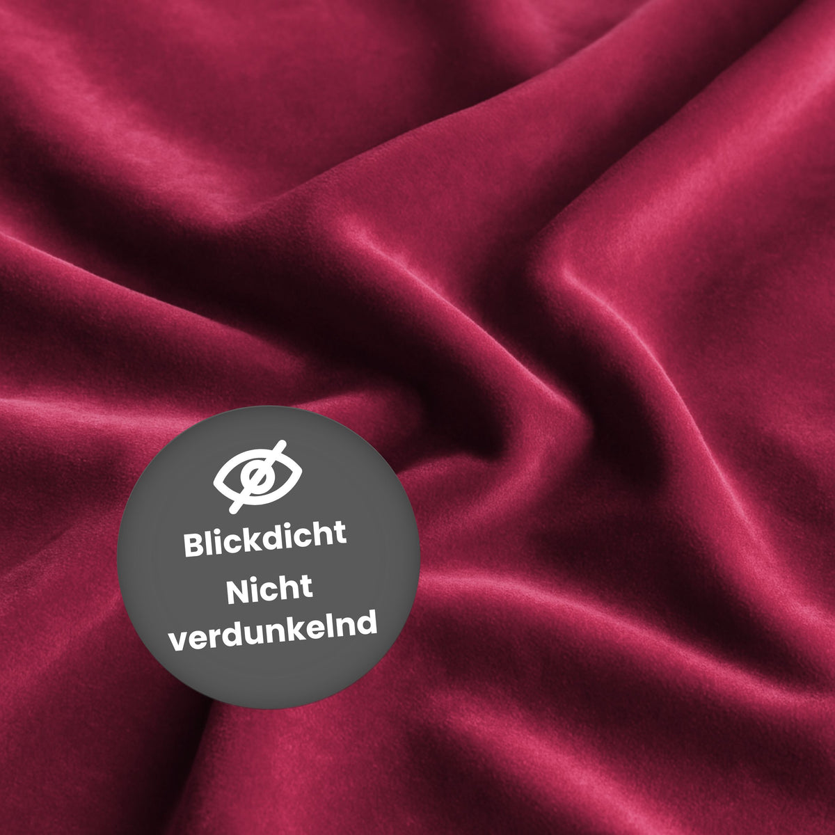 Nachtvorhang "Samtvorhang"  violett rot Velvet